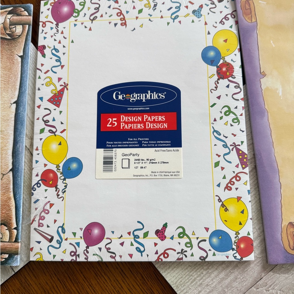 Decorative Photo Print Paper Set - Multicolor - Picture 6 of 7